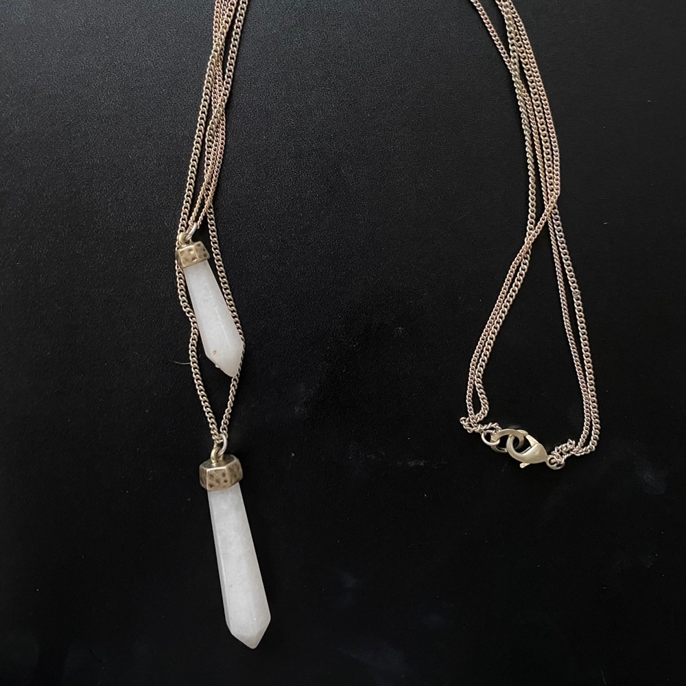 Long Crystal Necklace